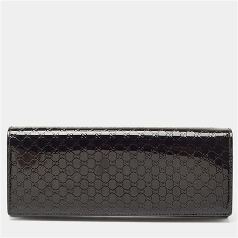 gucci microguccissima large patent leather clutch bag|expensive designer clutch bags.